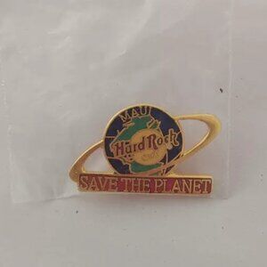 Hard Rock Cafe MAUI Save the Planet Earth Day Pin
